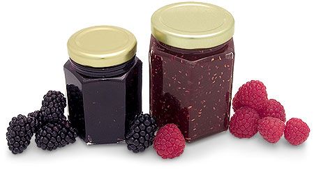 Raspberry and Blackberry jams